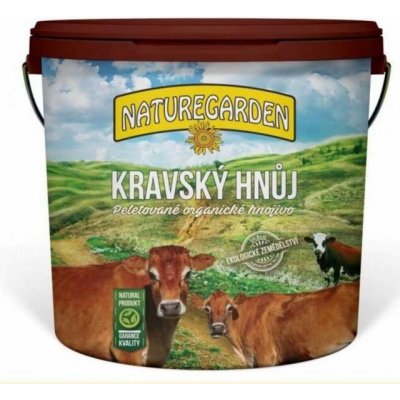 Kravský hnůj 3kg kbelík NATURE GARDEN – Hledejceny.cz
