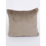 MKLuzkoviny.cz mikroplyš Laura šedohnědá 40 x 40 cm – Zboží Mobilmania