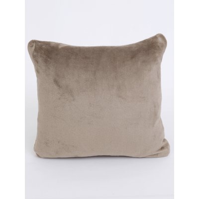 MKLuzkoviny.cz mikroplyš Laura šedohnědá 40 x 40 cm – Zboží Mobilmania