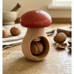 AMADEA Dřevěný louskáček na ořechy ve tvaru muchomůrky – HobbyKompas.cz