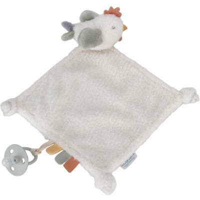 Little Dutch Little Farm Cuddle Cloth Chicken mazlicí dečka s klipem – Zboží Mobilmania