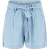 Dámské šortky Guess dámské kraťasy NENITA BELT SHORT W3GD0KD4ZL3-LULI Modrý