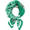 Šátek Desigual 24SAWA34 4014 FOU_GREEN ARTY SQUARE 4014 green