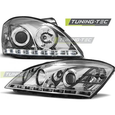 Tuning-Tec Přední čirá LED světla Kia Ceed I (2006 - 2009) - chromované – Sleviste.cz