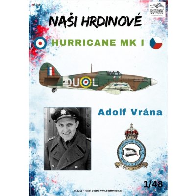Bestr model Hurricane Mk-I (Adolf Vrána) – Hledejceny.cz