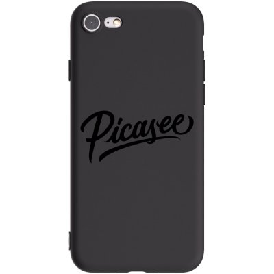 Picasee silikonový černý obal pro Apple iPhone 8 - Picasee - old logo - black – Zboží Mobilmania