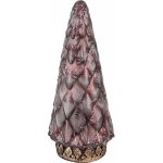 Clayre & Eef Tmavě červený skleněný dekorační svítící stromek LED Tree Ø 11*24 cm – Hledejceny.cz