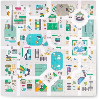 Nukido Pěnová podložka puzzle 9 ks 120 × 120 cm – Zboží Dáma