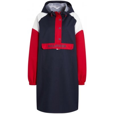 Tommy Hilfiger Pláštěnka Belfast Rain Poncho desert sky – Zboží Dáma