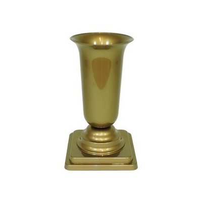 Váza hřbitovní PH zátěžová 27cm zlatá nová – Sleviste.cz