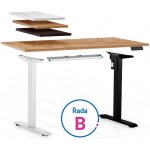 Rauman Výškově nastavitelný stůl OfficeTech B 160 x 80 cm – Zboží Mobilmania