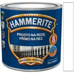 Akzo Nobel Hammerite přímo na rez antikorozní barva hladká bílá, 0,25L – HobbyKompas.cz