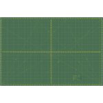 Donwei Řezací podložka na látky, patchwork DONWEI DW-12121, samosvorná, zelená, 90x60cm, vel. L , tloušťka 3mm – Sleviste.cz