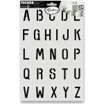 AladinE Plastová šablona Abeceda 20 x 30 cm – Zboží Dáma