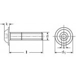 imbus M5x30 ZINEK 10.9 půlkulatá hlava límec ISO 7380-2 – Sleviste.cz