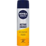 Nivea Men Active Energy deospray 150 ml – Hledejceny.cz