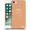 Pouzdro a kryt na mobilní telefon Apple Pouzdro Picasee silikonové Apple iPhone 7 - Peonies čiré