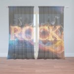 Sablio Záclony Rock: 2ks 150x250cm – Hledejceny.cz