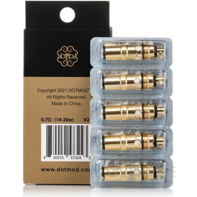 Dotmod DotAIO Coils 0.7 ohm 5 ks – Hledejceny.cz