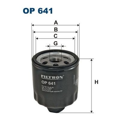 Olejový filtr Filtron OP641 – Sleviste.cz
