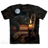 Pánské Tričko Pánské batikované triko The Mountain - The Witching Hour - černé