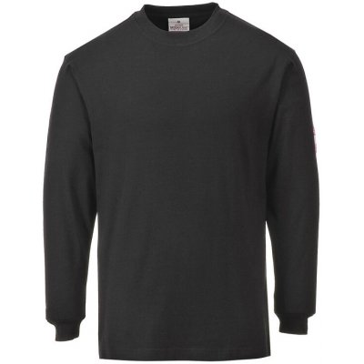 Portwest tričko Flame Resistant Anti-Static FR11 dlouhý rukáv Černá L – Zboží Dáma