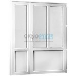 OKNOSTYL.cz REHAU Smartline+ dvoukřídlé pravé Bílá 158 x 208 cm – Hledejceny.cz