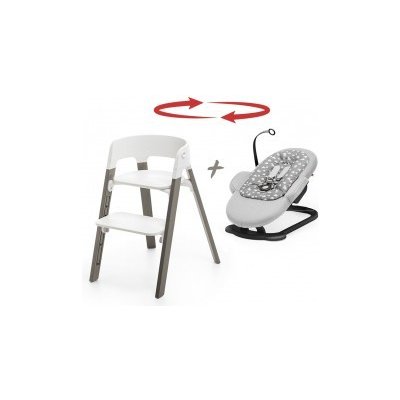 Stokke Steps Natural Bouncer Soft sage / White – Hledejceny.cz