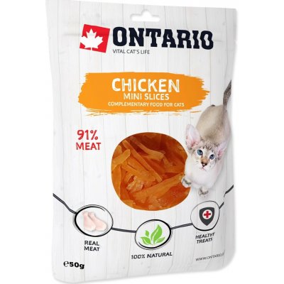 ONTARIO Doplňkové krmivo pro kočky Mini kuřecí kousky 70 g – Hledejceny.cz