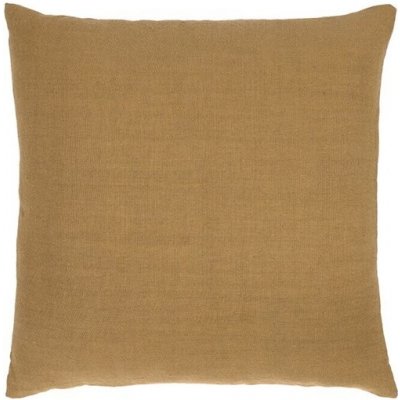 Ethnicraft Polštář Lin Sauvage Cushion okrově hnědý 60 x 60