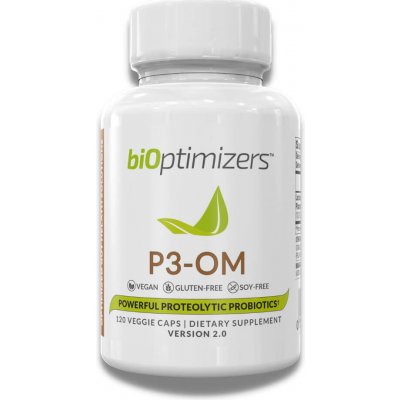 BiOptimizers Prebiotikum a probiotikum P3-OM 120 ks – Zbozi.Blesk.cz