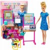 Panenka Barbie Barbie Herní set Povolání s panenkou Učitelka