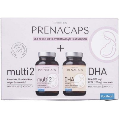 Formeds Prenacaps Multi 2 + DHA 60 + 60 kapslí – Hledejceny.cz