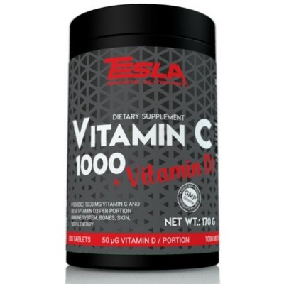 Tesla Vitamin C 1000 + Vitamin D3 100 tablet – Hledejceny.cz