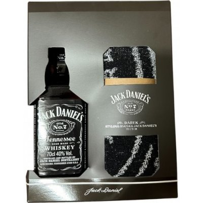 Whiskey Jack Daniel's 40% 0,7 l (dárkové balení ručník) – Zbozi.Blesk.cz