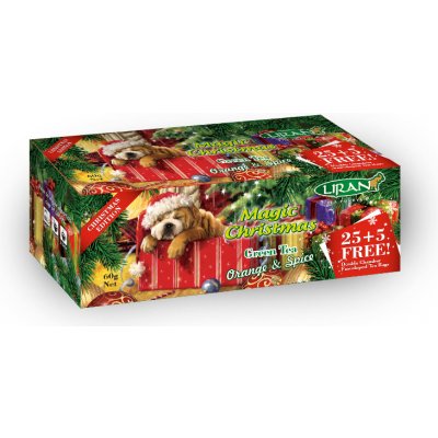 Liran Magic Christmas Green Tea Vánoční zelený čaj 30 x 2 g