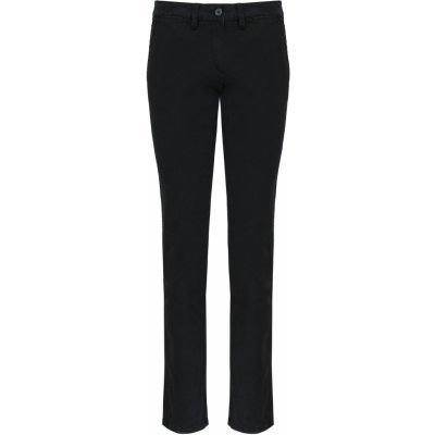 Kariban dámské kalhoty CHINO K741 černé – Zboží Mobilmania