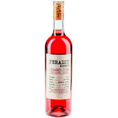 Peradze Winery Růžové Tavkveri Rosé 2021 suché 12,7% 0,75 l (holá láhev) – Hledejceny.cz