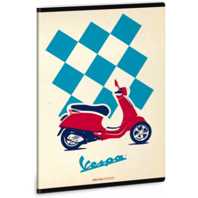 ARS UNA Sešit Vespa A5 retro linkovaný – Zboží Mobilmania