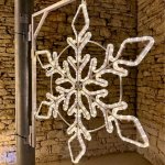 DECOLED Easy Fix 2D LED světelná vločka XI, Ø 88 cm, teple bílá, sada na veřejné osvětlení, hliník – Hledejceny.cz