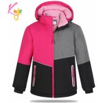 Kugo bunda PB3891 růžová / černá – Sleviste.cz