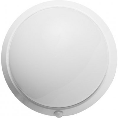 OLGA S surface round shaped luminaire with sensor 60W, white - PANLUX