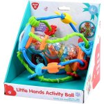 Teddies Chrastítko koule/míček edukační plast 15cm pro nejmenší v krabici 18x19x17cm 6m+ – Hledejceny.cz