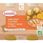 Babybio Sladká kukuřice s kuřetem 2 x 200 g – Zboží Mobilmania