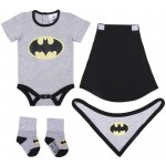 DC Comics Batman dětské body 1 ks ponožky pro miminka 1 ks bryndák 1 ks plášť 1 ks – Zboží Mobilmania