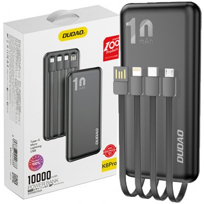 Dudao K6Pro 10000mAh černá – Zboží Živě