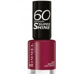 Rimmel London 60 Seconds Super Shine Nail Polish 340 Berries And Cream 8 ml – Zboží Mobilmania