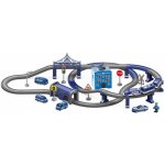 Woopie Elektrická železnice nádraží a policejní vrtulník auta 92 ks – Zboží Dáma