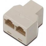 CABLE ROZDVOJKA RJ45, 2xF-1xF (3xF) srjr2ff – Zboží Mobilmania