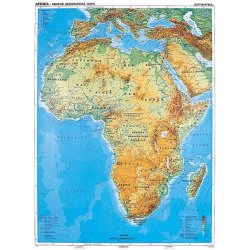 afrika geografická mapa Afrika obecně geografická mapa politická mapa od 66 Kč   Heureka.cz afrika geografická mapa